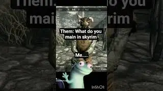 When You Main Argonian in Skyrim 😂🦎