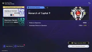 [19]HSR:Currency Wars: Zero-Sum Game - Standard Gambit -Monarch of Capital 9 to Wealth Creator 1