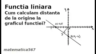 Cum calculam distanta origine grafic