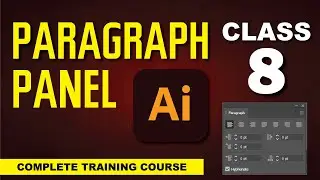 Adobe illustrator Course - Paragraph Panel in Illustrator - Learn Complete Graphic Design