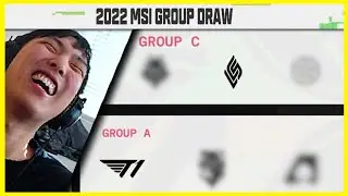 @doublelift  and @SneakyLoL react to 2022 MSI Group Draws
