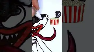 #huggywuggy #venom #poppyplaytime #drawing #penfun