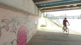 Lets Riding Beside  Ota gawa River @ Hiroshima