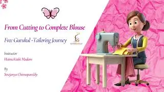  Stitching with @FreeGurukul academy 