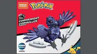 Corviknight Instructions | Pokémon | Mega Bauanleitungen | GYG98 | Mega Construx | Manual