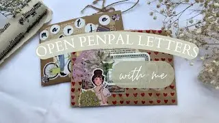 opening penpal letters with me! :)🍓🌙
