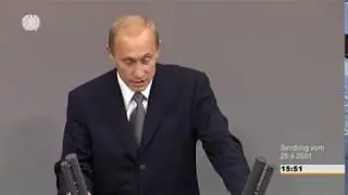 Putin spricht Deutsch - Bundestag - Präsident - Wladimir Putins Rede HD