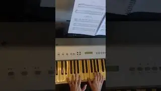 My basic book for piano - Dotted note 4/4 execice 1 #piano #tecladomecanico #exercise #keyboard