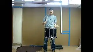 Snare drum rudiments  double stroke open roll played  open closed open