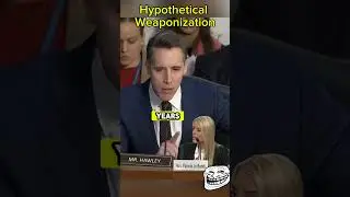 Biden Admin's DOJ Controversy #joshhawley #pambondi #shorts