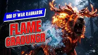 How to defeat the Flame Gradungr in God of War Ragnarok -  #godofwarragnarok #ps5
