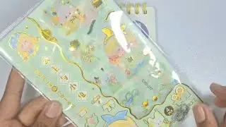 asmr sticker😍beautiful sticker💚kawaii🥰journal sticker book decorating💚Kawaii ASMR journaling ideas💚😍