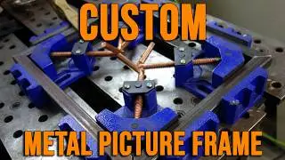 Custom Metal Picture Frame: Welding Diploma Display