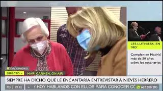 Sorpresa con Nieves Herrero en Onda Madrid | Reportero José Manuel Carpintero | Madrid Directo