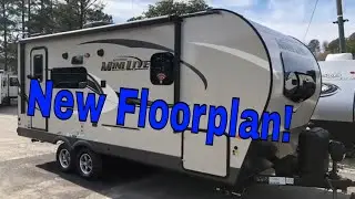New 2020 Forest River Rockwood Mini-Lite 2205S Travel Trailer Dodd RV Show Tour Walkthrough Queen