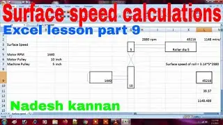 Surface Speed Calculation