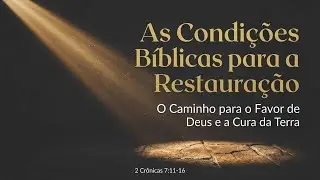 CULTO DA NOITE - 01/02/2026! O Caminho para o favor de Deus e a Cura da Terra.
