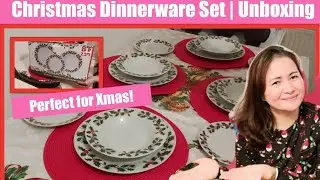 CHRISTMAS DINNERWARE SET 18 PCS | UNBOXING | Jane in Ireland☘