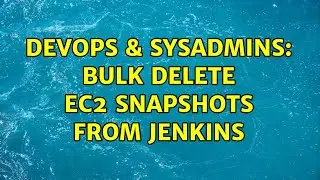 DevOps & SysAdmins: Bulk delete ec2 snapshots from Jenkins (2 Solutions!!)
