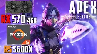 Apex Legends : RX 570 4GB + Ryzen 5 5600X | 1080p | High & Low Settings