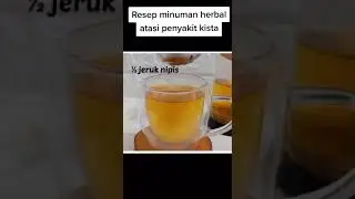 Resep minuman herbal untuk mengatasi penyakit kista secara alami #obatherbal #herbal #manfaat #