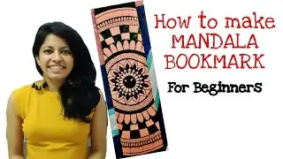 How to make a mandala bookmark II Tutorial for Beginners