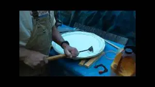 Making a Plaster Mold of the California State Seal