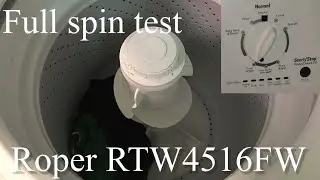 Roper Washer Full Spin Cycle (pain finger at the end)