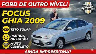 Focus Ghia 2009 tinha mais luxo que carro novo