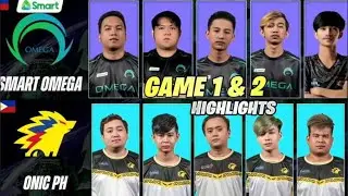 MPLI 2021 | OMEGA VS ONIC PH GAME 1 & 2  HIGHLIGHTS