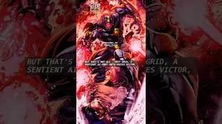 GRID BRUTALLY STRIPPED MACHINERY OF CYBORG #dccomics #justiceleaguedark