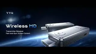 YVQ 2025 Upgraded Wireless HDMI Transmitter and Receiver