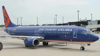 Flight review 1 ( Sun country airlines ) - BWI to MSP 