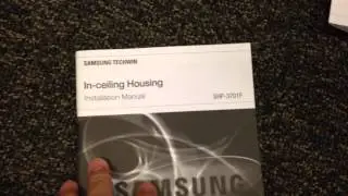 Samsung Techwin America : (Part 1 of 6) Installing New Housing Style PTZ into SHP-3701F