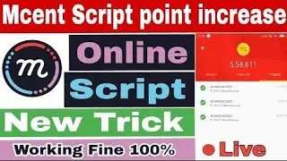 [New Script] Mcent browser points increaser Without US number without Indian Number Legal Trick 100%