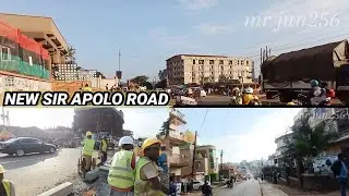 Sir Apolo Kaggwa Roads construction tour and Makerere University Hostels around #kampalacity