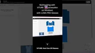 Multitasking with VITURE Spacewalker for Windows with LUMA PRO glasses can be inspiring...