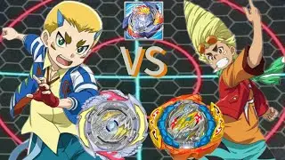 BEYBLADE BURST APP GAMBIT DRAGON D8 VS CYCLONE ROKTAVOR/ DANTE VS RANZO BEYBLADE BURST QUADSTRIKE
