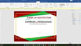 How to make certificate with qr code in word for free