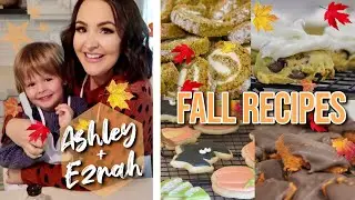 🍁 Pumpkin Rolls |Pumpkin Chocolate Chip Cookies | Homemade Butterfingers