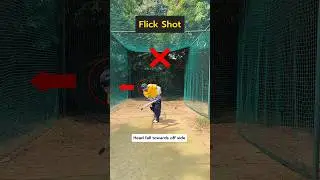 How to play flick shot like Virat Kohli | #cricket #batting #viratkohli