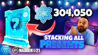 GOING FOR ALL GIFTS! 300,000 SNOW IN RANDOM PRESENT REROLLS! [MADDEN 21]