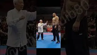 The Art of Effortless Power: Master vs. Bodybuilder Real Kung Fu Master vs. Giant Man #wwe  #ai