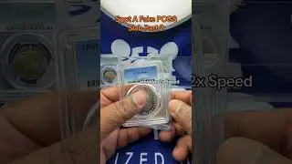Learn how to spot a fake PCGS Slab #coins #numismatics #coin #numismatic #coincollecting #pcgs