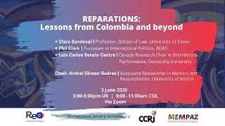 Reparations: lessons from Colombia and beyond