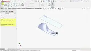SPLIT LINE SURFACE FEATURE - Solid Works Tutorial
