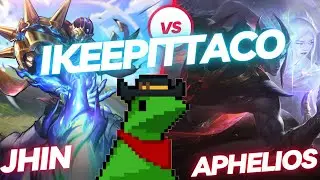 IKEEPITTACO | JHIN VS APHELIOS | ADC GAMEPLAY | Patch 13.15 / Season 13 | #LeagueofLegends