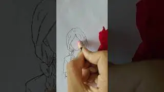 let's blush cute girl #art #diy #artandcraft