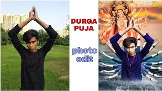 Durga Puja photo editing. Durga Puja photo edit 2021. TRIPLE Raj-07, photo editing, Durga Puja