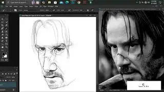 JOHN WICK / KEANU REEVES / SPEED ART  #johnwick #keanureeves